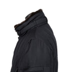 極上品 MooRER ムーレー / 現行モデル MORRIS-L シープファー付 ウール ダウンジャケット / size 46 (NAVY)