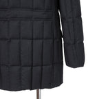 極上品 MooRER ムーレー / 現行モデル MORRIS-L シープファー付 ウール ダウンジャケット / size 46 (NAVY)