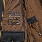 極上品 MooRER ムーレー / 現行モデル MORRIS-L シープファー付 ウール ダウンジャケット / size 46 (NAVY)