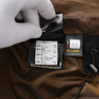 極上品 MooRER ムーレー / 現行モデル MORRIS-L シープファー付 ウール ダウンジャケット / size 46 (NAVY)