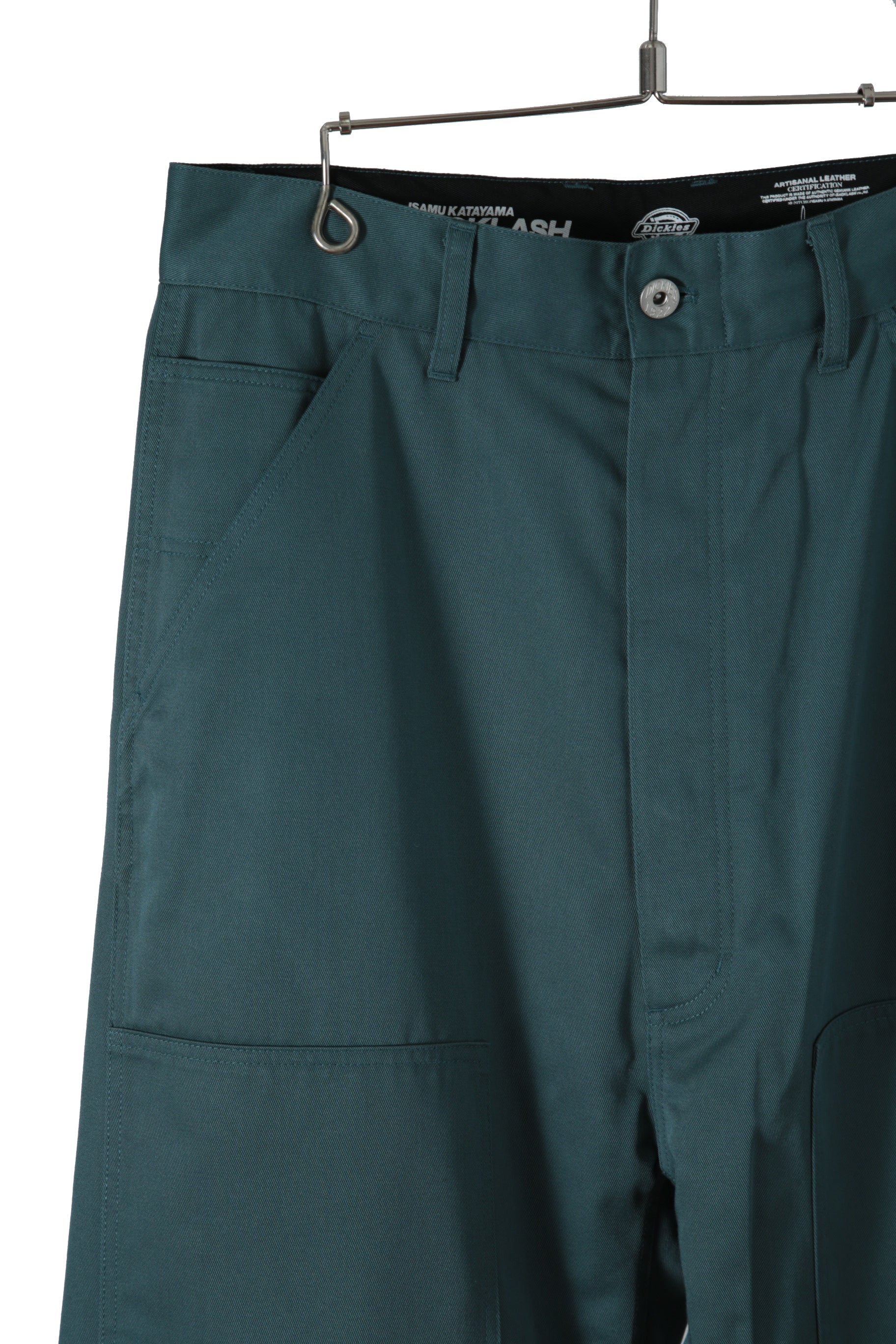 新品 イサムカタヤマバックラッシュ xx Dickies / DOUBLE KNEE PANTS / (GREEN) ワイド パンツ
