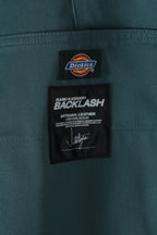 新品 イサムカタヤマバックラッシュ xx Dickies / DOUBLE KNEE PANTS / (GREEN) ワイド パンツ