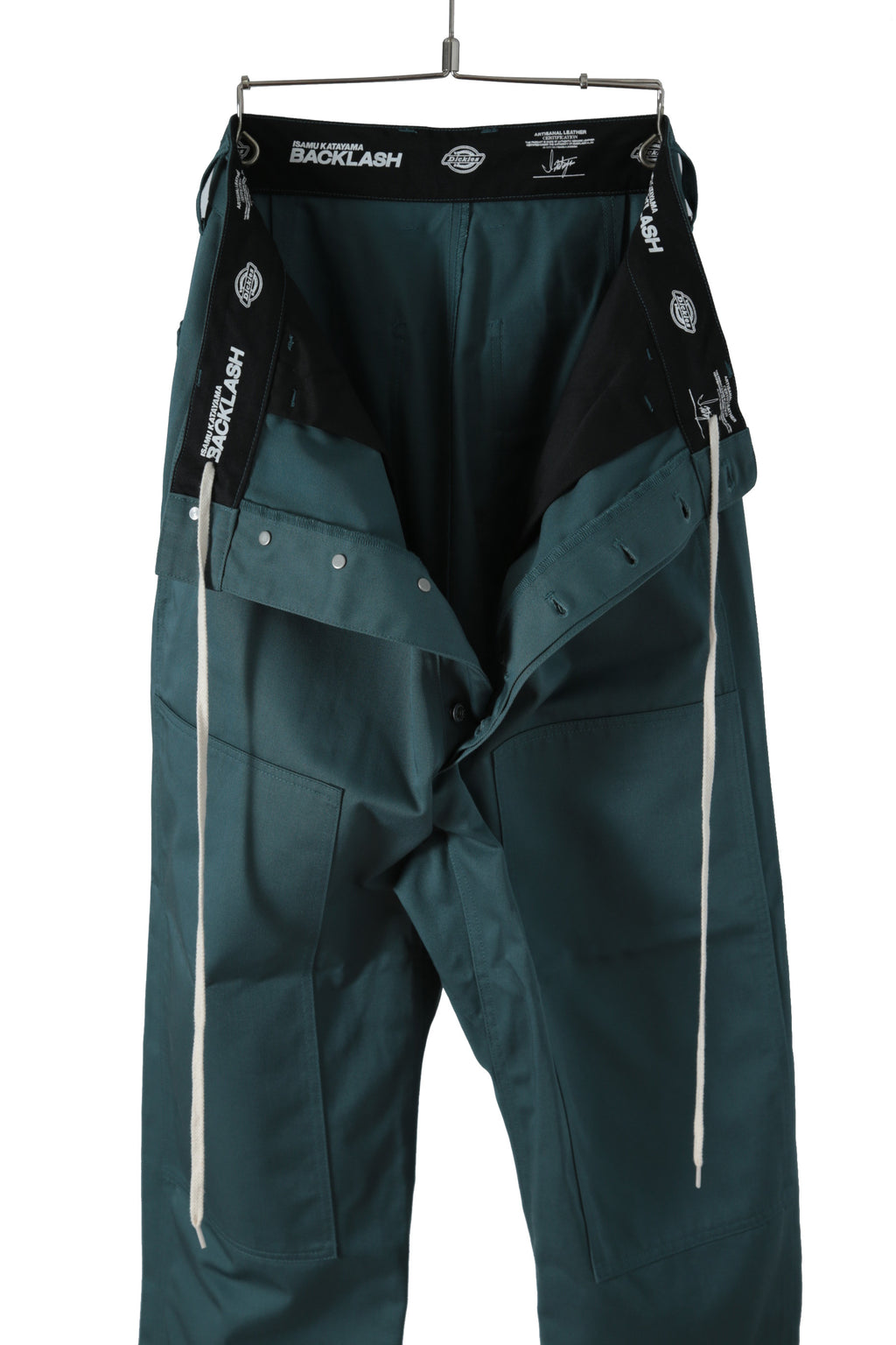 新品 イサムカタヤマバックラッシュ xx Dickies / DOUBLE KNEE PANTS / (GREEN) ワイド パンツ