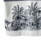良品 Christian Dior / 21SS Dior Chez Moi バックロゴ 半袖 パーカー / size S (WHITE×BLUE) シェモワ トワルドジュイ