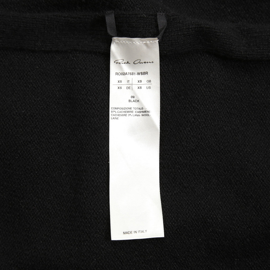 Rick Owens / リックオウエンス /  2021AW 美品 TOMMY LUPETTO カシミヤ モックネック ロングニット / RO02A7681-WSBR / size XS (BACK)