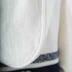 良品 Christian Dior / 21SS Dior Chez Moi バックロゴ 半袖 パーカー / size S (WHITE×BLUE) シェモワ トワルドジュイ