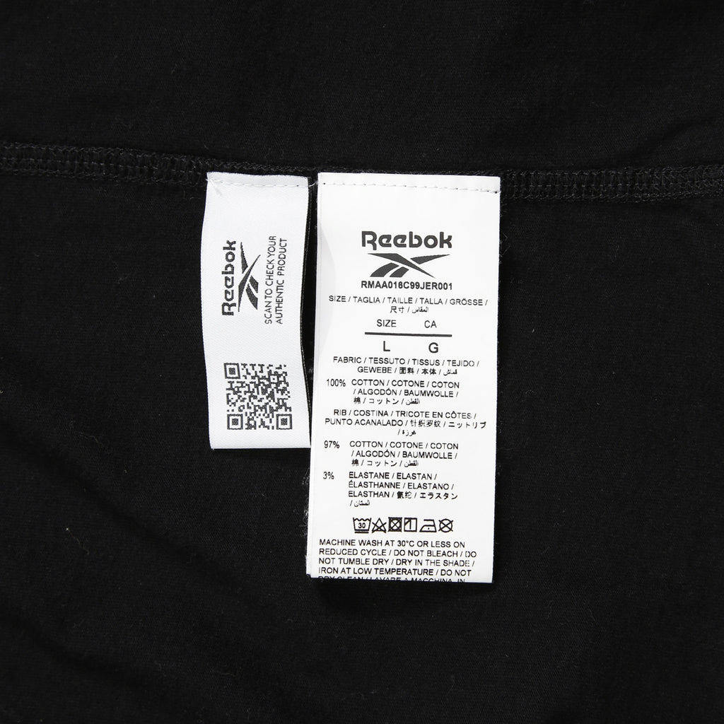 11 BY BORIS BIDJAN SABERI x Reebok LTD / 25SS CONSTRUCTED TEE / size L (BLACK)