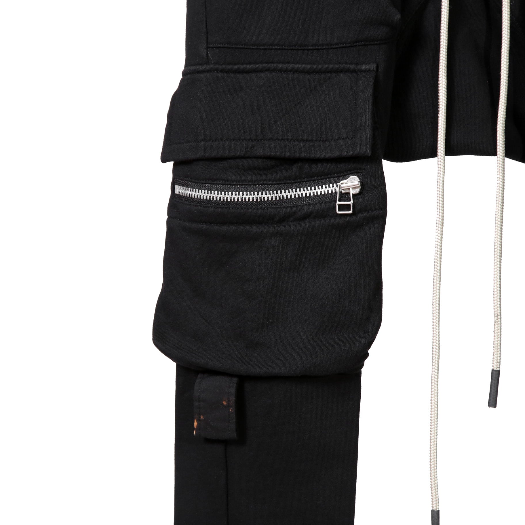 A.F ARTEFACT アーティファクト / 24AW FLAP ZIP SARROUEL SKINNY SWEAT PANTS / size 2 (BLACK)