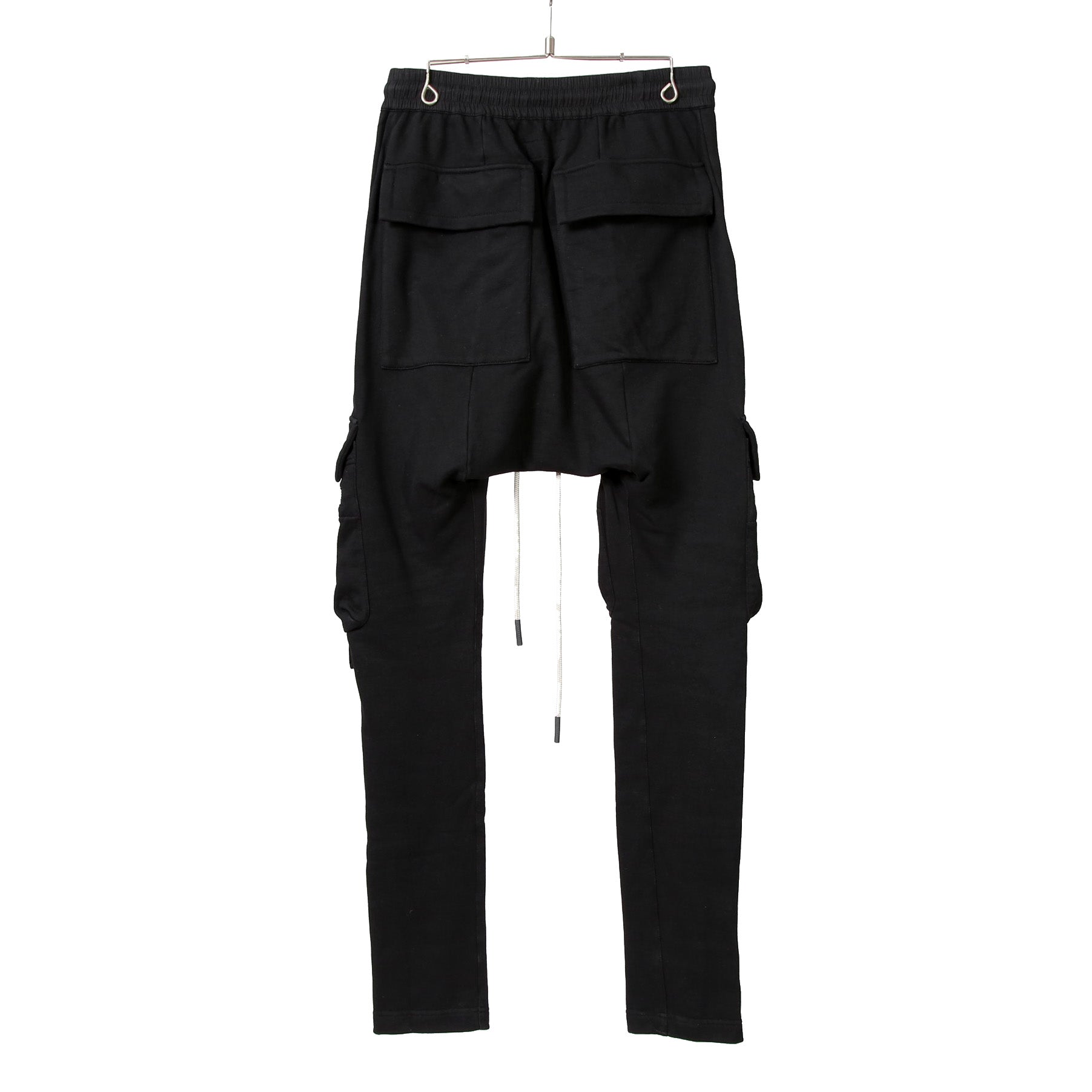 A.F ARTEFACT アーティファクト / 24AW FLAP ZIP SARROUEL SKINNY SWEAT PANTS / size 2 (BLACK)