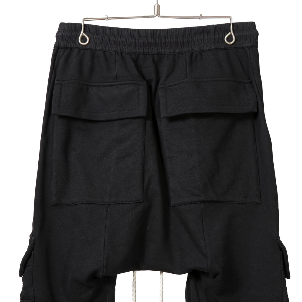 A.F ARTEFACT アーティファクト / 24AW FLAP ZIP SARROUEL SKINNY SWEAT PANTS / size 2 (BLACK)