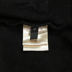 A.F ARTEFACT アーティファクト / 24AW FLAP ZIP SARROUEL SKINNY SWEAT PANTS / size 2 (BLACK)