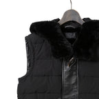 LANVIN collection × EMMETI / ランバン コレクション エンメティ コラボ / 2023AW MOUTON DUFFEL DOWN VEST /size 50 (BLACK)
