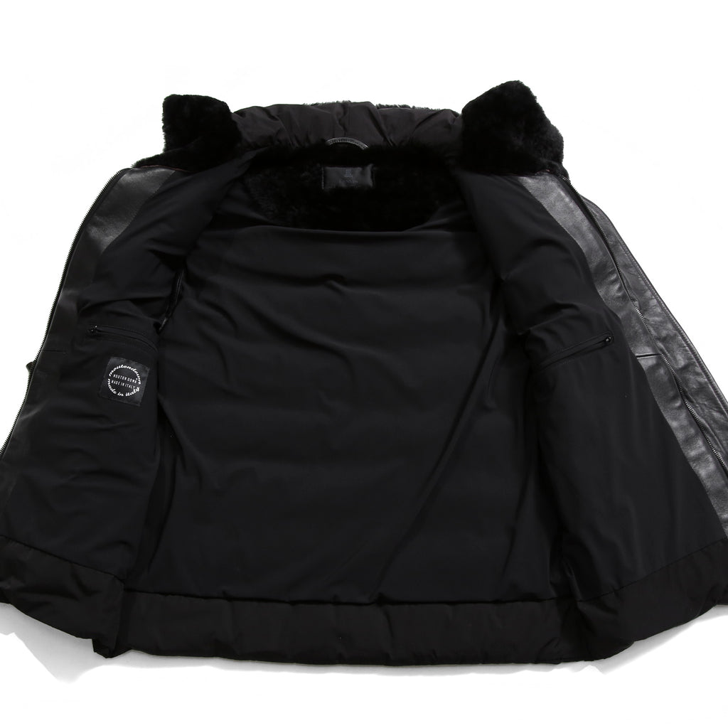 LANVIN collection × EMMETI / ランバン コレクション エンメティ コラボ / 2023AW MOUTON DUFFEL DOWN VEST /size 50 (BLACK)