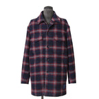 ETRO エトロ / 22AW チェック柄 ラシャ ウール混紡 コート / size 48 (マルチカラー)