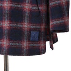 ETRO エトロ / 22AW チェック柄 ラシャ ウール混紡 コート / size 48 (マルチカラー)