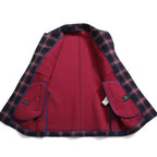 ETRO エトロ / 22AW チェック柄 ラシャ ウール混紡 コート / size 48 (マルチカラー)