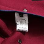 ETRO エトロ / 22AW チェック柄 ラシャ ウール混紡 コート / size 48 (マルチカラー)