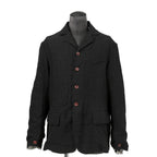 Peng Tai ペン タイ / 24SS 美品 Linen Sack Coat / size 46 (Black Ink)