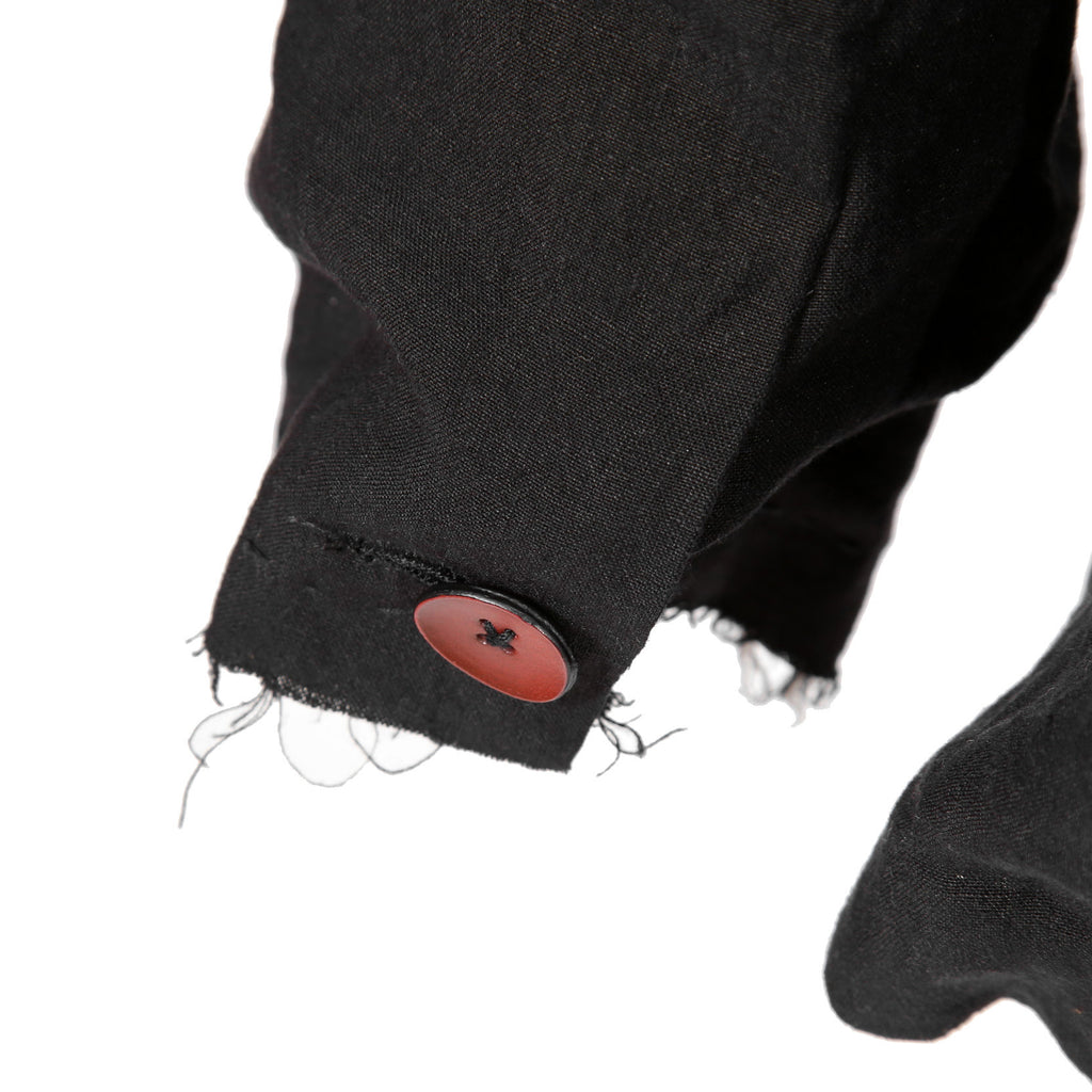 Peng Tai ペン タイ / 24SS 美品 Linen Sack Coat / size 46 (Black Ink)