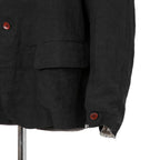 Peng Tai ペン タイ / 24SS 美品 Linen Sack Coat / size 46 (Black Ink)