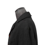 Peng Tai ペン タイ / 24SS 美品 Linen Sack Coat / size 46 (Black Ink)