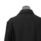 Peng Tai ペン タイ / 24SS 美品 Linen Sack Coat / size 46 (Black Ink)