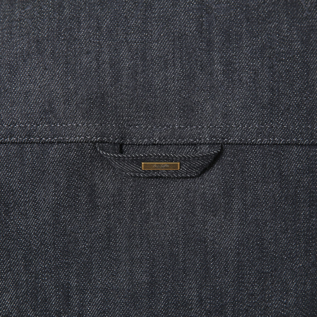 美品 LOUIS VUITTON ルイヴィトン / 21AW ヴァージル期 / ステープルライン DNA デニムジャケット / シャドー モノグラム / RM212Q E53 HLA55W / size 48 (INDIGO)