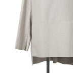 SUS-SOUS シュスー / カシミヤ混 ウールリネン ハイネック プルオーバー / 06-SS02614 / size 9 (IVORY)