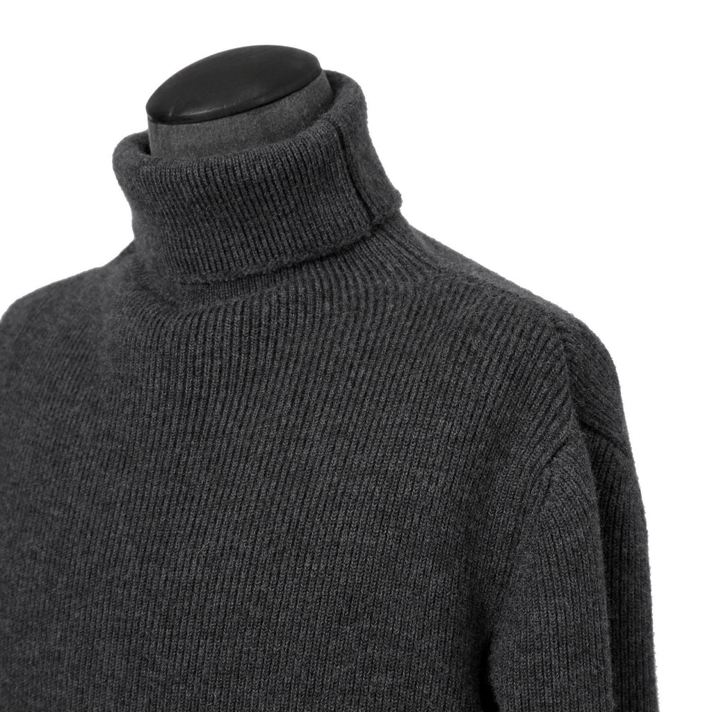 SUS-SOUS シュスー / 美品 フィッシャーマン ハイネック ニット / 06-SS01615 / size 7 (GRAY)