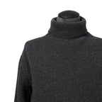 SUS-SOUS シュスー / 美品 フィッシャーマン ハイネック ニット / 06-SS01615 / size 7 (GRAY)