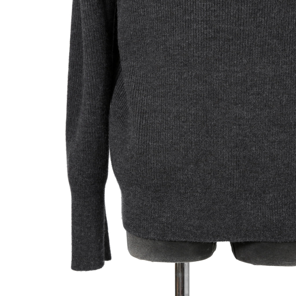 SUS-SOUS シュスー / 美品 フィッシャーマン ハイネック ニット / 06-SS01615 / size 7 (GRAY)