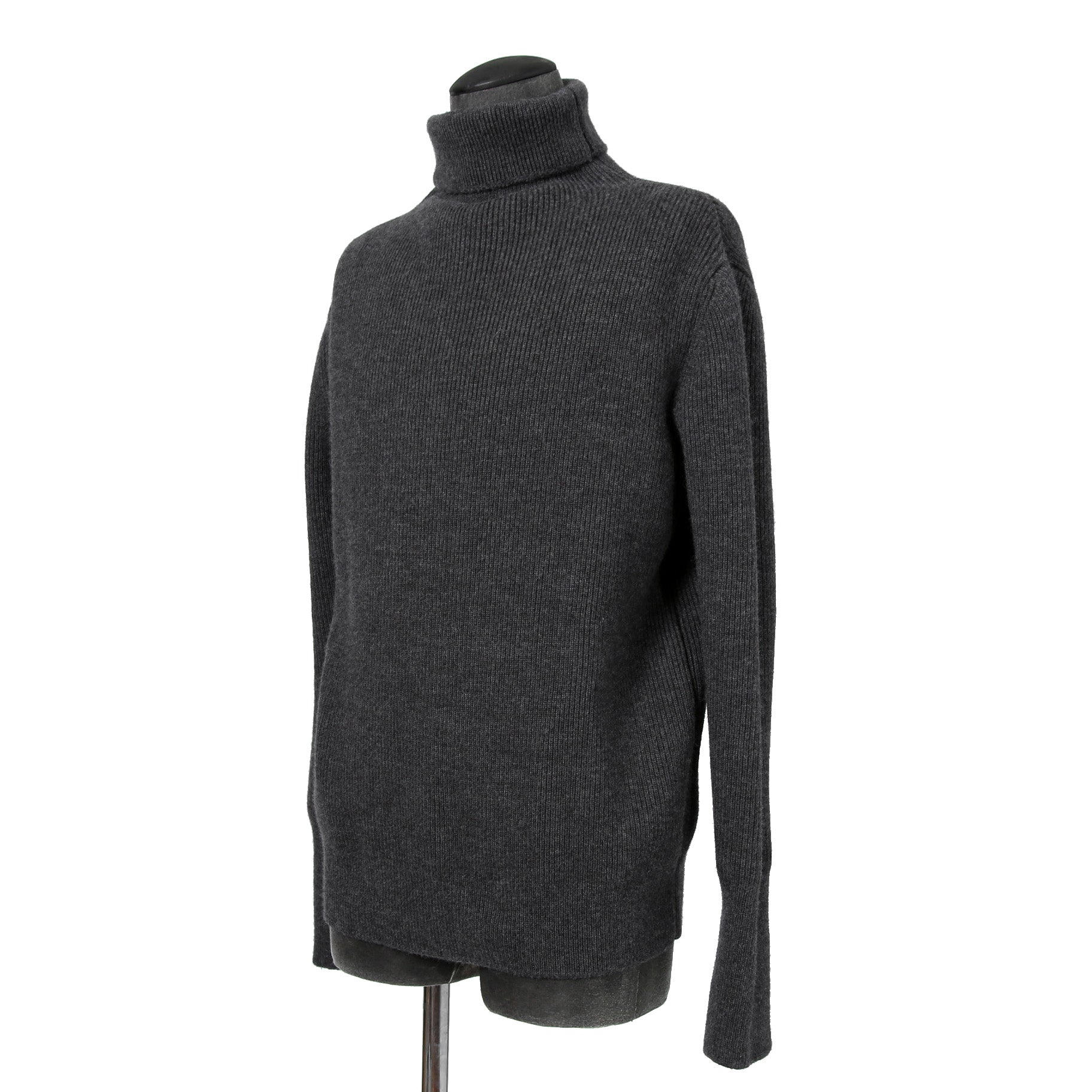 SUS-SOUS シュスー / 美品 フィッシャーマン ハイネック ニット / 06-SS01615 / size 7 (GRAY)