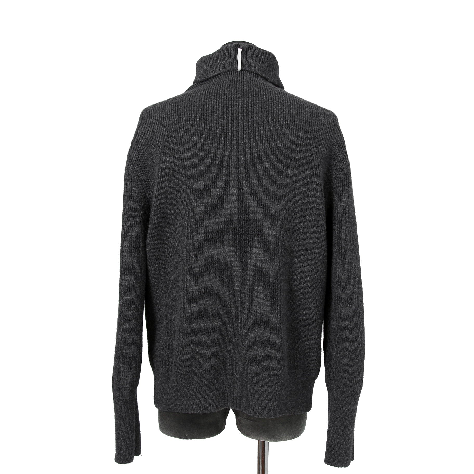 SUS-SOUS シュスー / 美品 フィッシャーマン ハイネック ニット / 06-SS01615 / size 7 (GRAY)