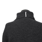 SUS-SOUS シュスー / 美品 フィッシャーマン ハイネック ニット / 06-SS01615 / size 7 (GRAY)