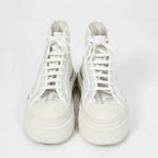 FENDI ×MARC JACOBS フェンディ マークジェイコブス /  ドミノ キャンバス ハイカット 厚底 スニーカー / size 40 (25cm) WHITE シューズ