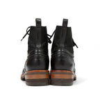 LOUIS VUITTON ルイヴィトン / バスティーユ コンバット ブーツ / トリヨンレザー メダリオン ダミエ  キャンバス / size 6.5 (25.5cm) BLACK シューズ