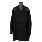 新品 Yohji Yamamoto Pour Homme / 22AW “THE SHOP” 限定  92-92 EMBROIDERY MELTON COAT / HE-C41-537 / 92年復刻 金刺繍 メルトンコート / size 1 (BALCK)