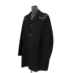 新品 Yohji Yamamoto Pour Homme / 22AW “THE SHOP” 限定  92-92 EMBROIDERY MELTON COAT / HE-C41-537 / 92年復刻 金刺繍 メルトンコート / size 1 (BALCK)