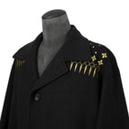 新品 Yohji Yamamoto Pour Homme / 22AW “THE SHOP” 限定  92-92 EMBROIDERY MELTON COAT / HE-C41-537 / 92年復刻 金刺繍 メルトンコート / size 1 (BALCK)