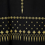 新品 Yohji Yamamoto Pour Homme / 22AW “THE SHOP” 限定  92-92 EMBROIDERY MELTON COAT / HE-C41-537 / 92年復刻 金刺繍 メルトンコート / size 1 (BALCK)