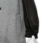 kiryuyrik キリュウキリュウ / 24AW 美品 Wrap Coat/ 袖革 ラップコート / size S (GRAY)