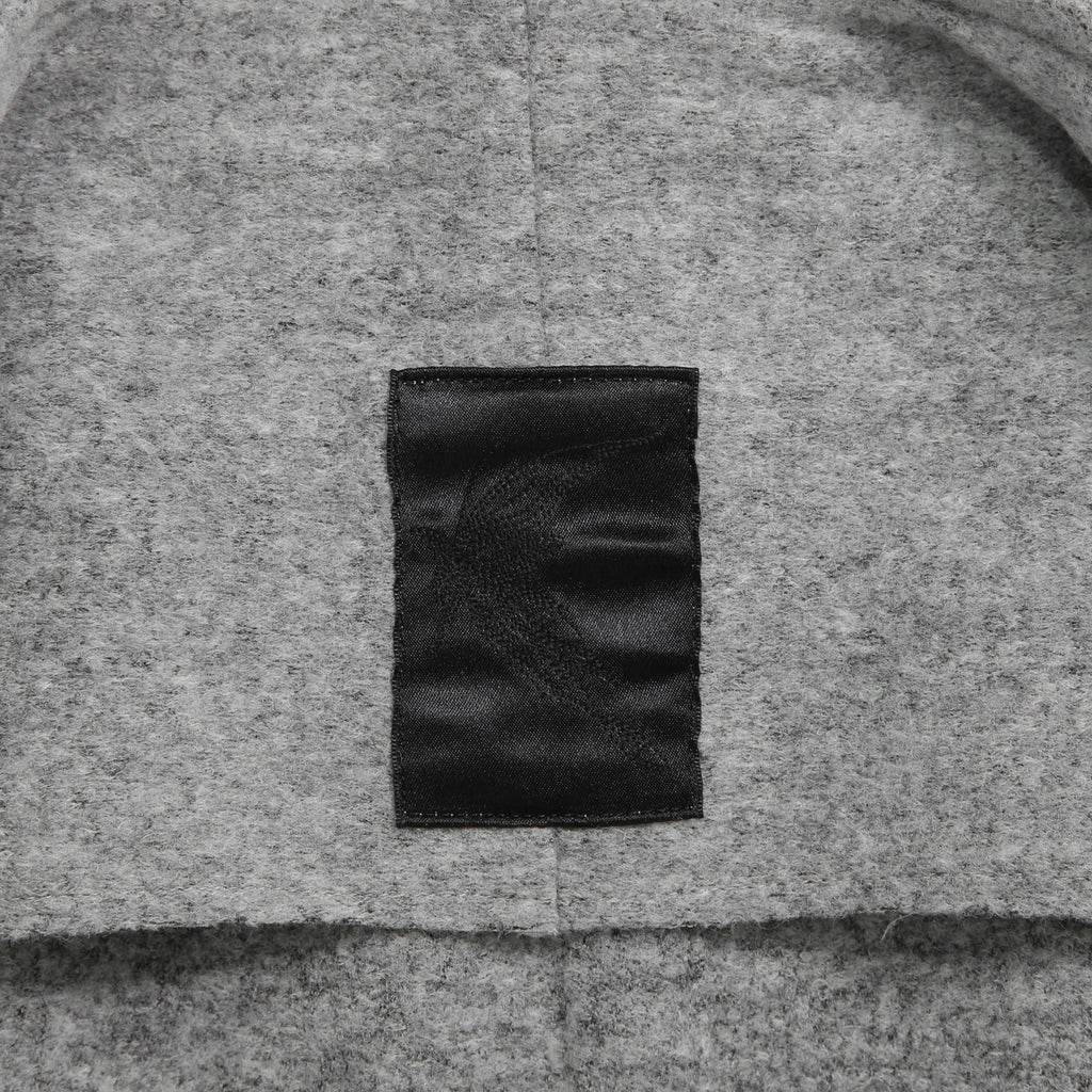 kiryuyrik キリュウキリュウ / 24AW 美品 Wrap Coat/ 袖革 ラップコート / size S (GRAY)