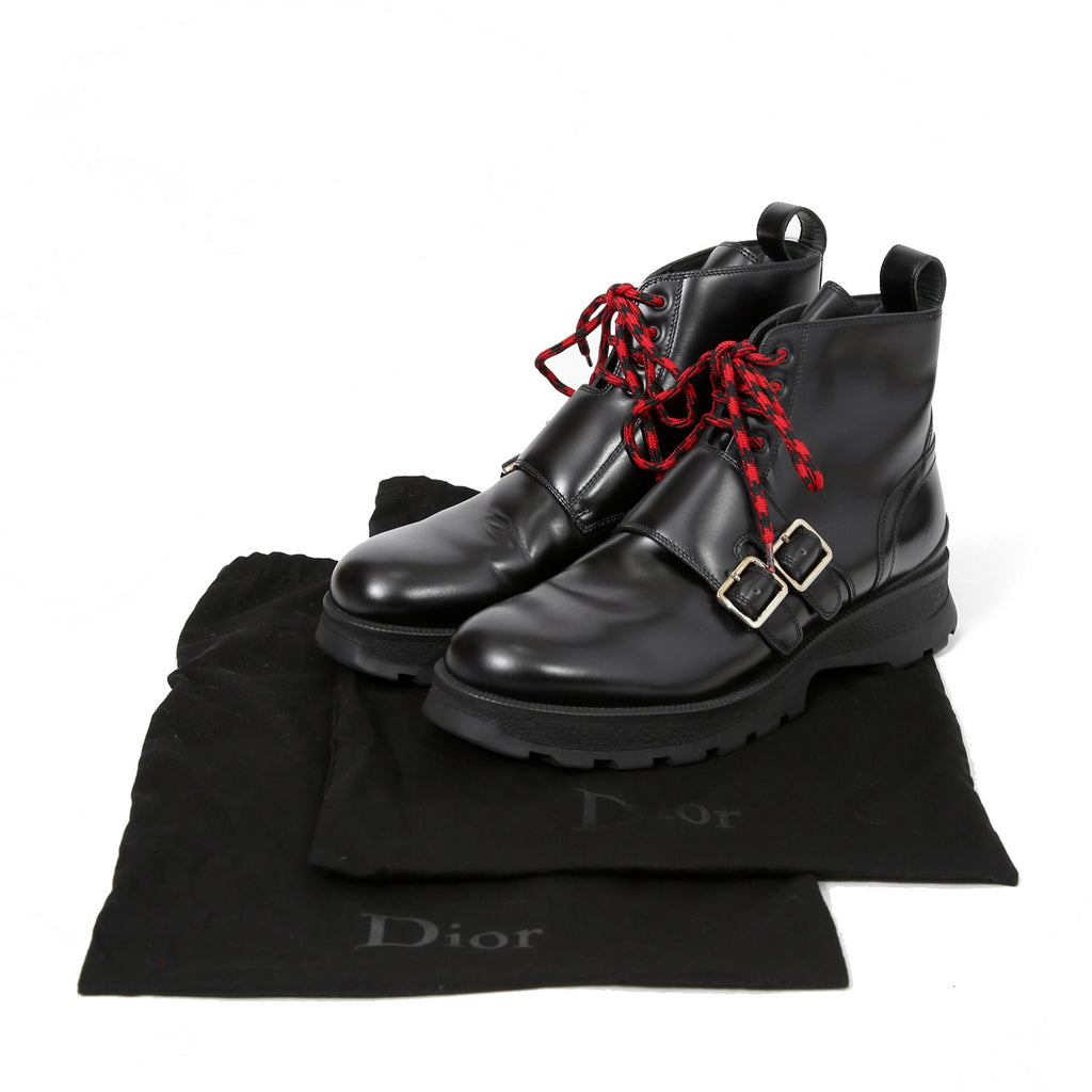 Dior Homme ディオール オム / 16AW クリスヴァンアッシュ期 モンクストラップ レザーブーツ / 16HBM / size 40 (25cm) シューズ