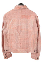 超美品 GREG LAUREN グレッグローレン / 23SS STICH WORK TRUKER JACKET / size 2 (PINK)