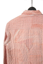 超美品 GREG LAUREN グレッグローレン / 23SS STICH WORK TRUKER JACKET / size 2 (PINK)