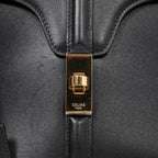 CELINE セリーヌ / 現行モデル / スモール 16 (セーズ) バッグ / サチネイテッド カーフ スキン (BLACK)