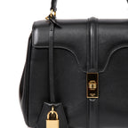 CELINE セリーヌ / 現行モデル / スモール 16 (セーズ) バッグ / サチネイテッド カーフ スキン (BLACK)