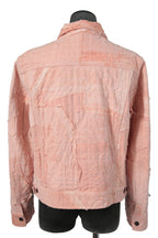超美品 GREG LAUREN グレッグローレン / 23SS STICH WORK TRUKER JACKET / size 2 (PINK)