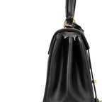 CELINE セリーヌ / 現行モデル / スモール 16 (セーズ) バッグ / サチネイテッド カーフ スキン (BLACK)