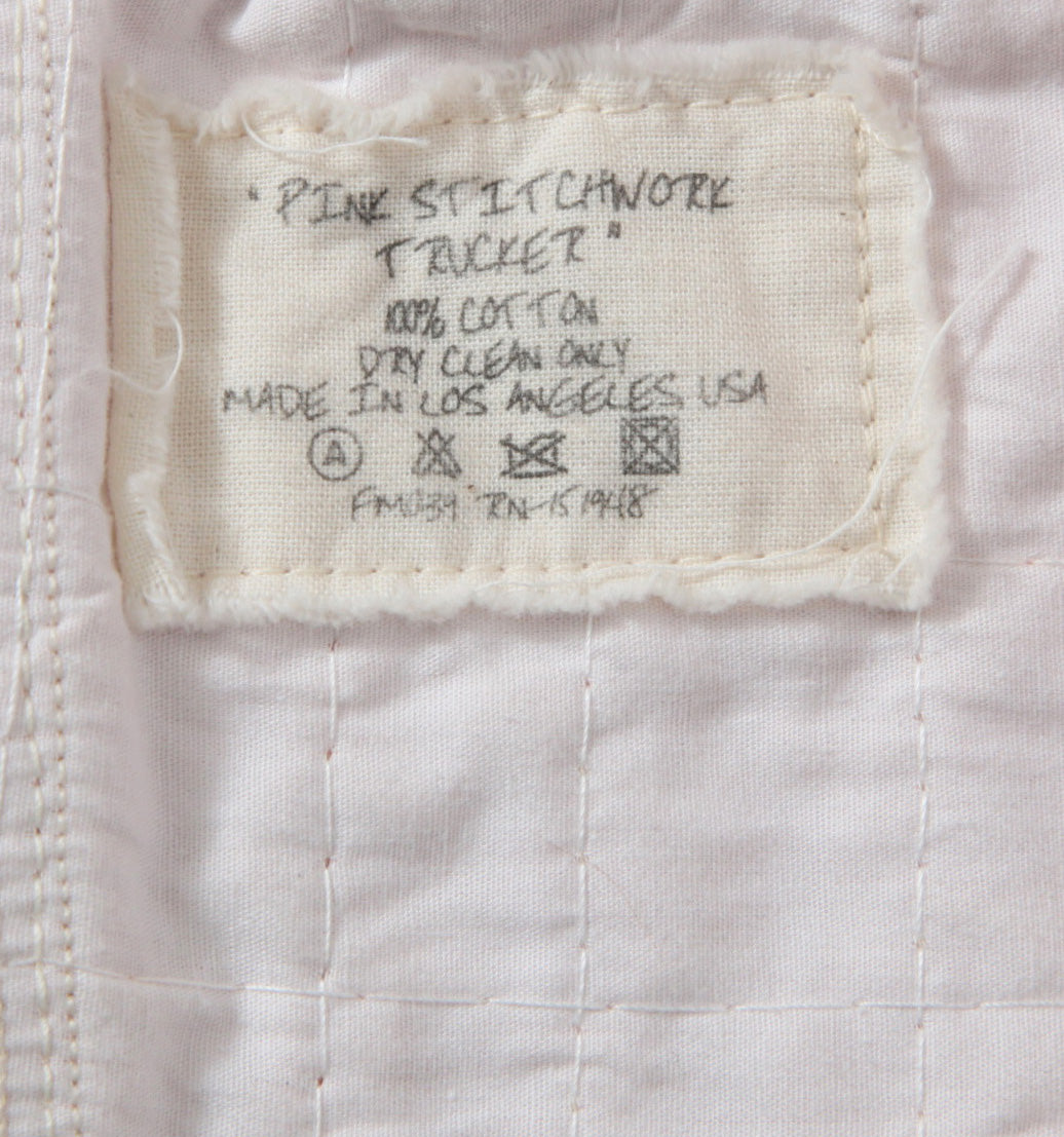 超美品 GREG LAUREN グレッグローレン / 23SS STICH WORK TRUKER JACKET / size 2 (PINK)